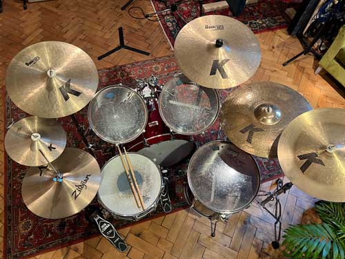 Zildjian K Dark Cymbals at King Sound Studio KSS
